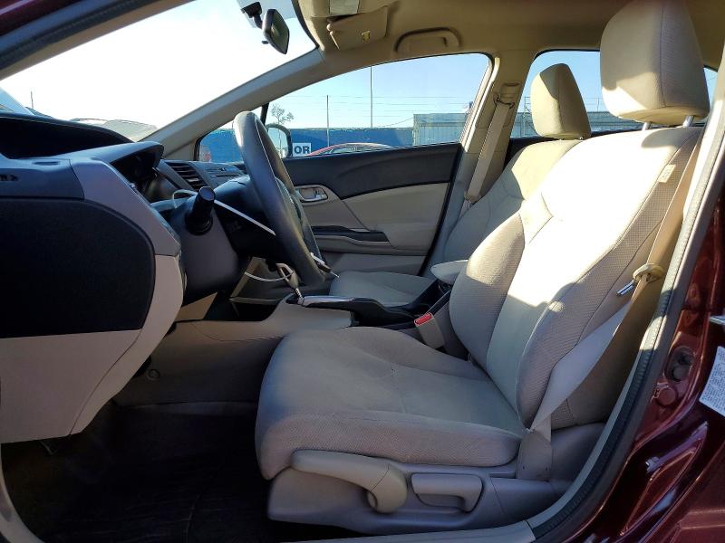 Photo 7 from auction – 2012 HONDA CIVIC with VIN 2HGFB2F56CH596428