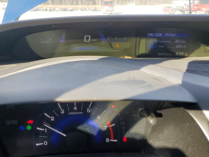 Photo 9 from auction – 2012 HONDA CIVIC LX with VIN 19XFB2F55CE080622