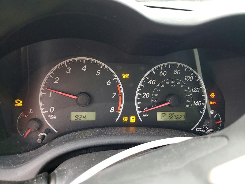 Photo 9 from auction – 2009 TOYOTA COROLLA with VIN 1NXBU40E79Z085825