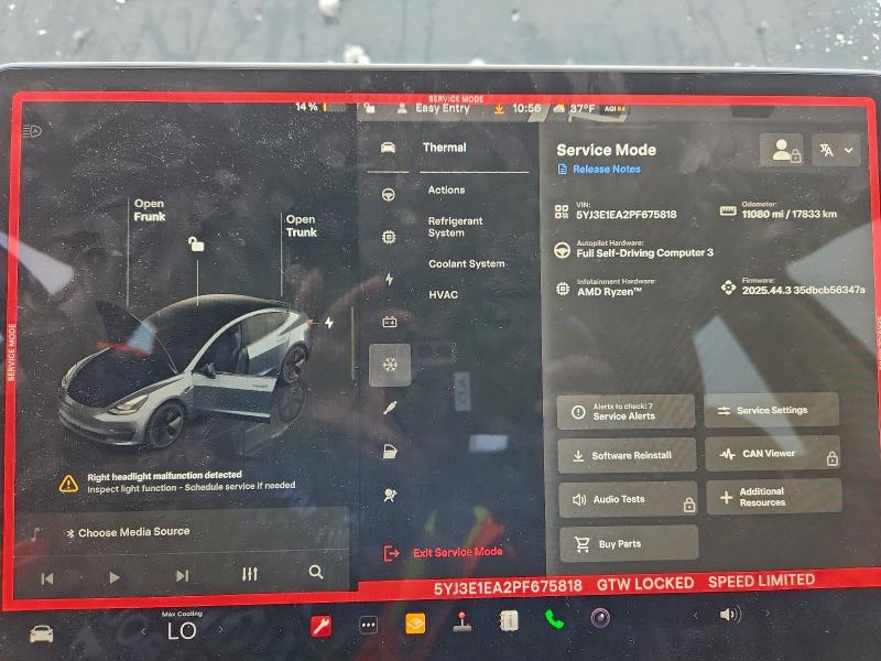 Photo 9 from auction – 2023 TESLA MODEL 3 with VIN 5YJ3E1EA2PF675818