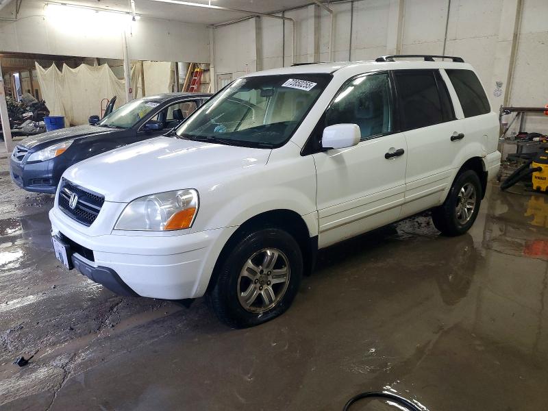 Photo 1 from auction – 2004 HONDA PILOT EXL with VIN 2HKYF18624H567111