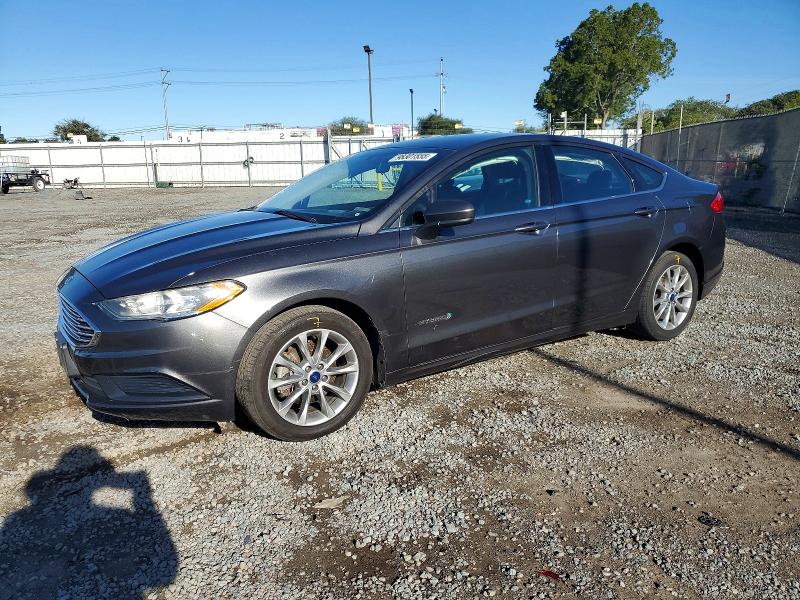 FORD FUSION SE 2017 with VIN 3FA6P0LU3HR301481 - Photo from auction