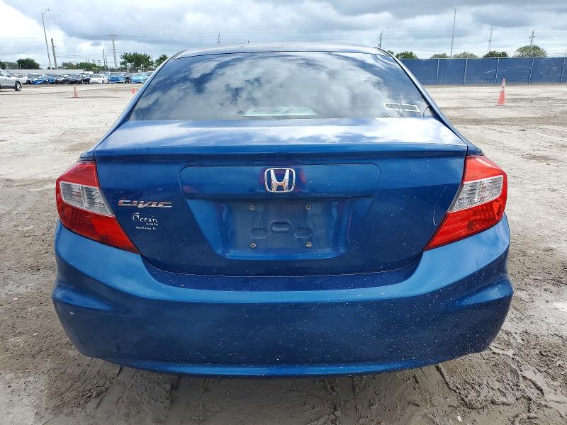 Foto 6 de la subasta – 2012 HONDA CIVIC LX con VIN 19XFB2F55CE063531