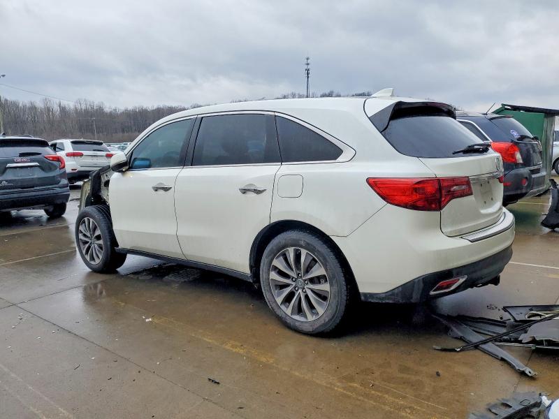 Foto 2 de la subasta – 2016 ACURA MDX TECHNO con VIN 5FRYD4H47GB028202