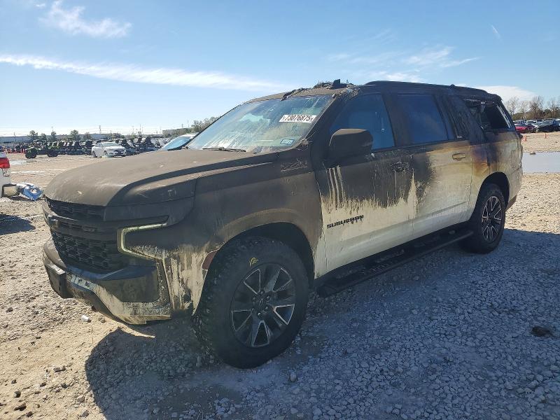 CHEVROLET SUBURBAN 2023 with VIN 1GNSKDKL0PR293882 - Photo from auction