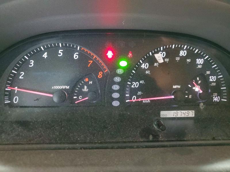 Photo 9 from auction – 2002 TOYOTA CAMRY LE with VIN 4T1BE32K02U006544