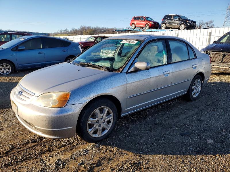 Photo 1 from auction – 2003 HONDA CIVIC EX with VIN 2HGES267X3H579208
