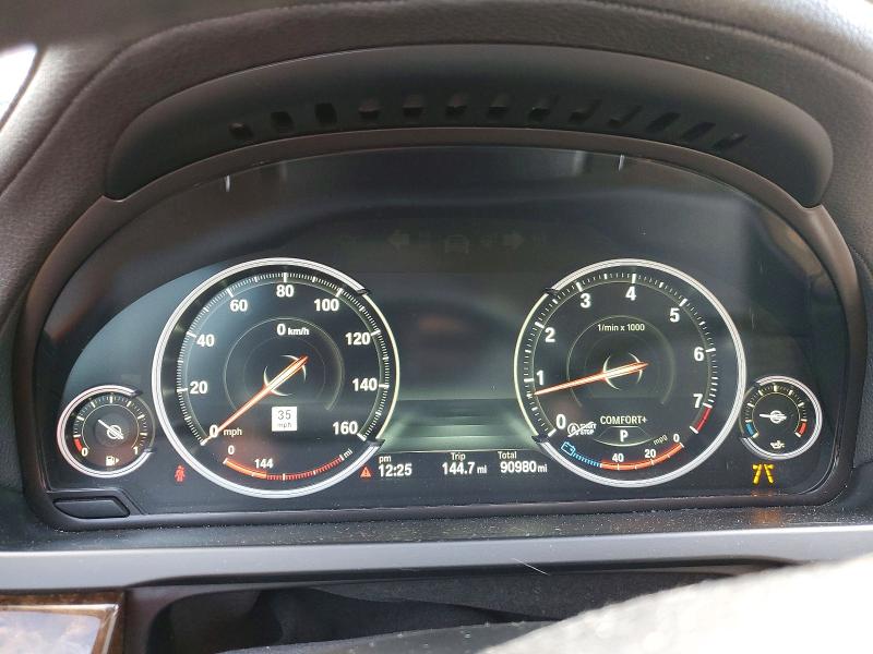 Photo 9 from auction – 2014 BMW 750 with VIN WBAYF8C50ED653707
