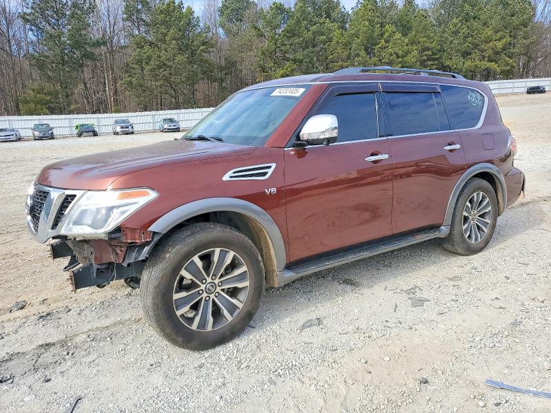 NISSAN ARMADA SV 2017 with VIN JN8AY2ND3H9010750 - Photo from auction