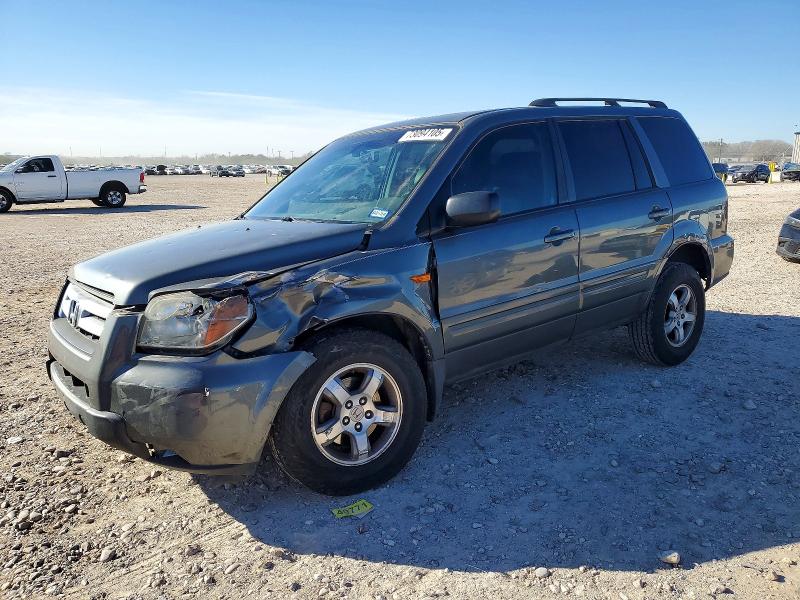 HONDA PILOT EXL 2007 with VIN 5FNYF285X7B017218 - Photo from auction