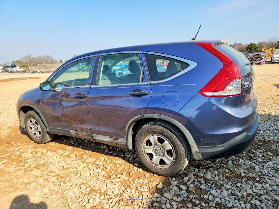 Photo 2 from auction – 2013 HONDA CR-V LX with VIN 2HKRM3H32DH519135