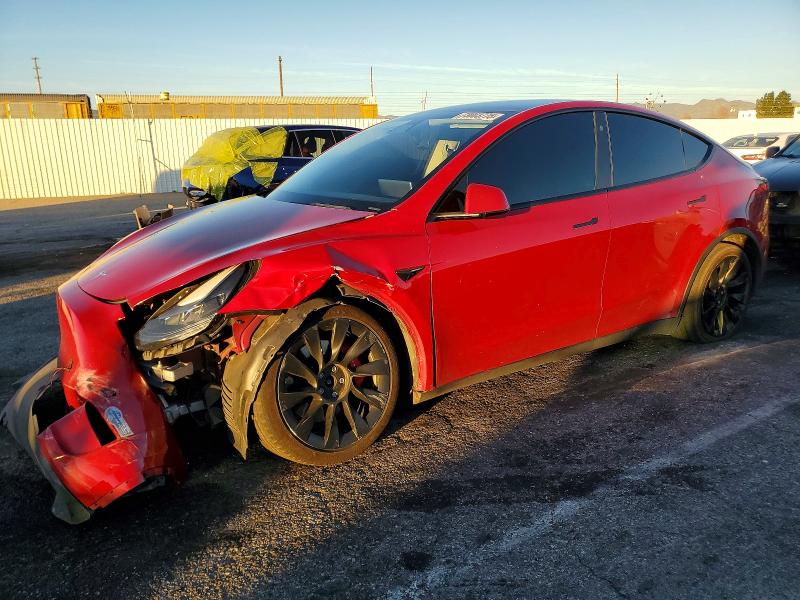 TESLA MODEL Y 2021 with VIN 5YJYGDEF3MF124631 - Photo from auction