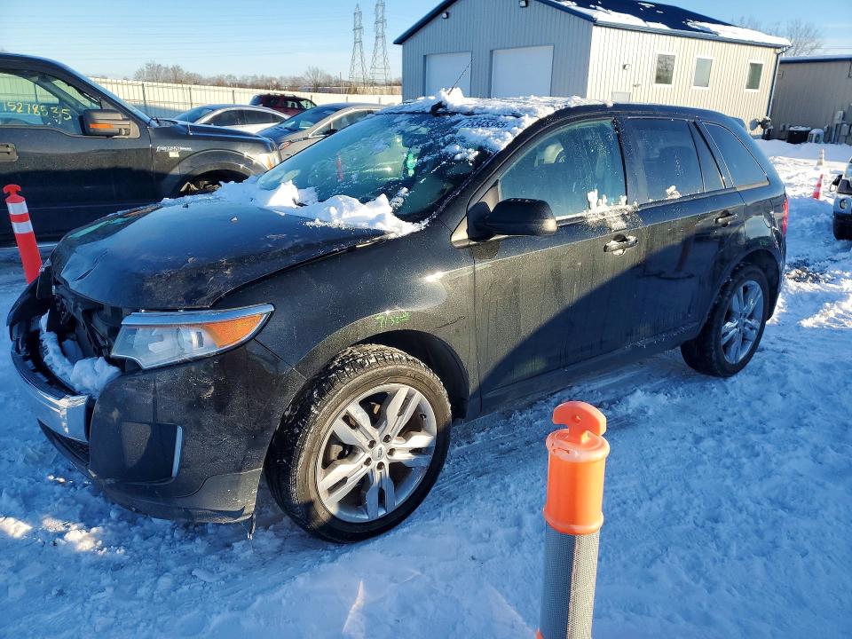 FORD EDGE SEL 2013 with VIN 2FMDK3JCXDBA19810 - Photo from auction