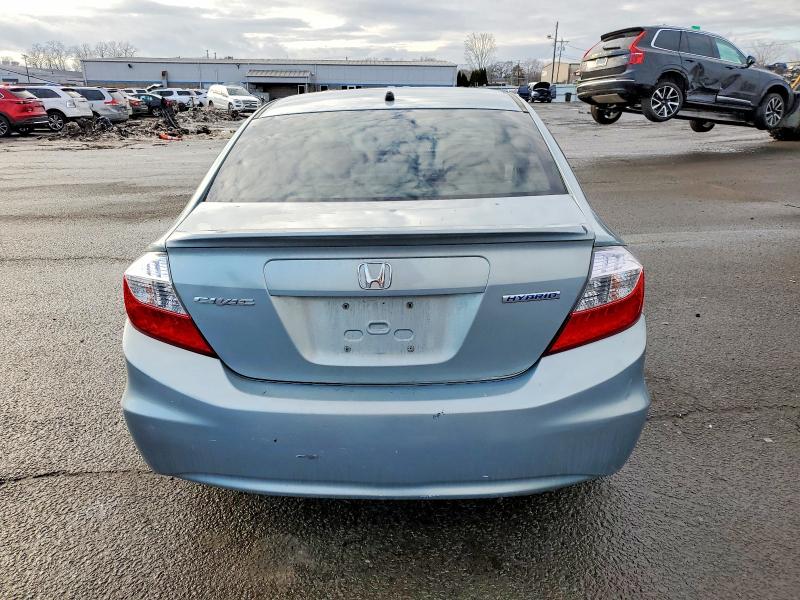 Photo 6 from auction – 2012 HONDA CIVIC HYBR with VIN JHMFB4F29CS009999