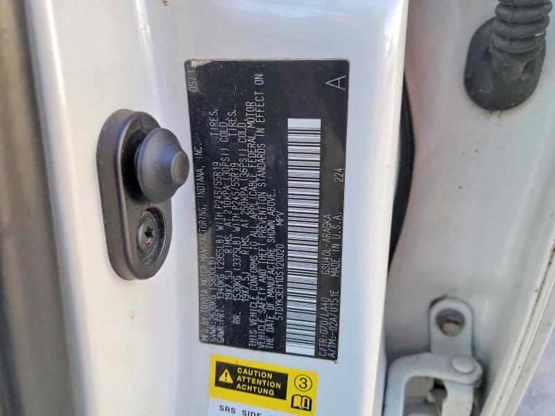 Photo 14 from auction – 2013 TOYOTA HIGHLANDER with VIN 5TDYK3EH1DS120020