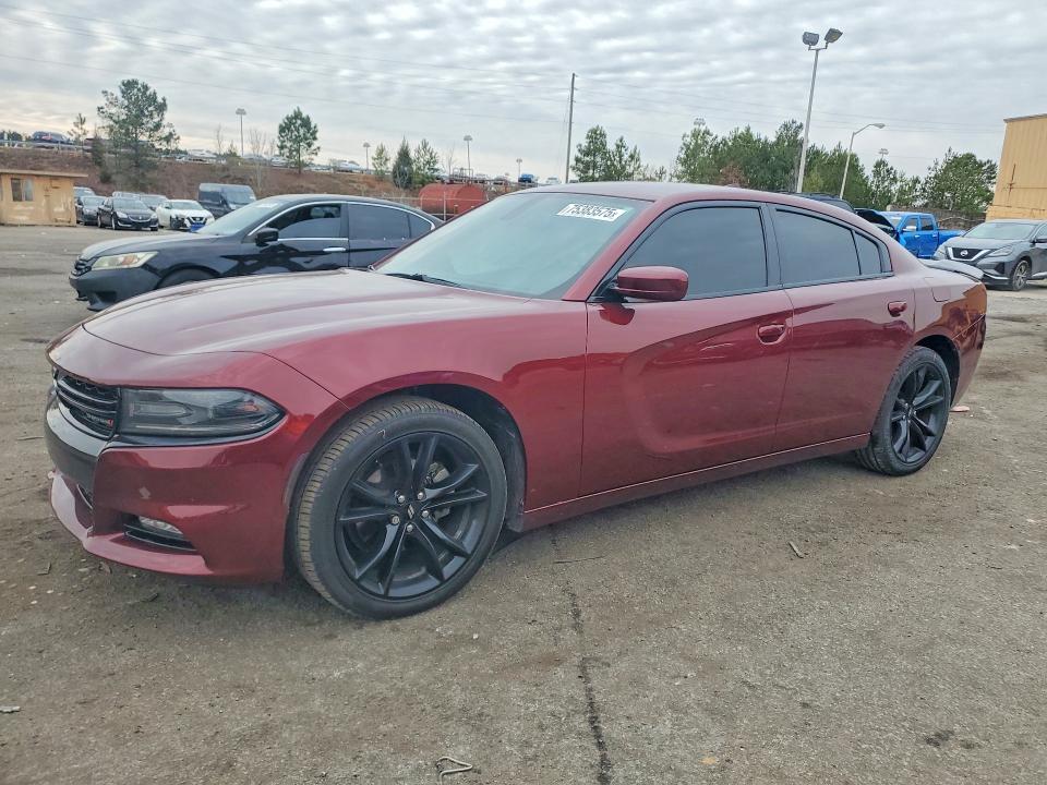 DODGE CHARGER SX 2018 with VIN 2C3CDXHG0JH187267 - Photo from auction