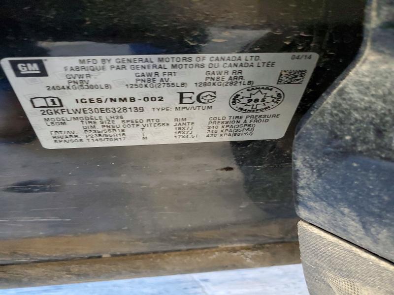 Photo 14 from auction – 2014 GMC TERRAIN SL with VIN 2GKFLWE30E6328139