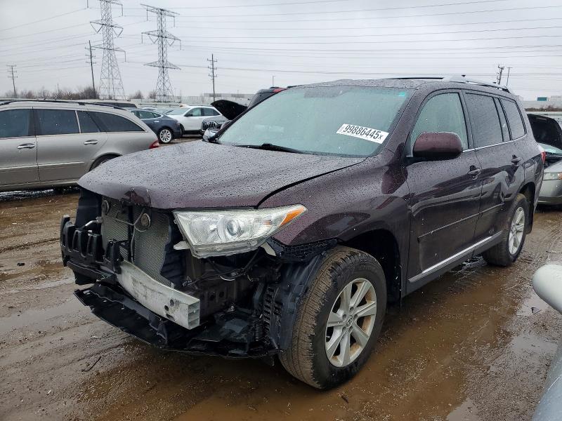 TOYOTA HIGHLANDER 2013 with VIN 5TDBK3EH6DS204730 - Photo from auction