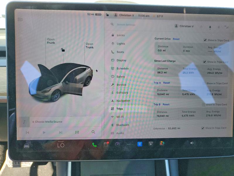 Photo 9 from auction – 2018 TESLA MODEL 3 with VIN 5YJ3E1EA1JF012926
