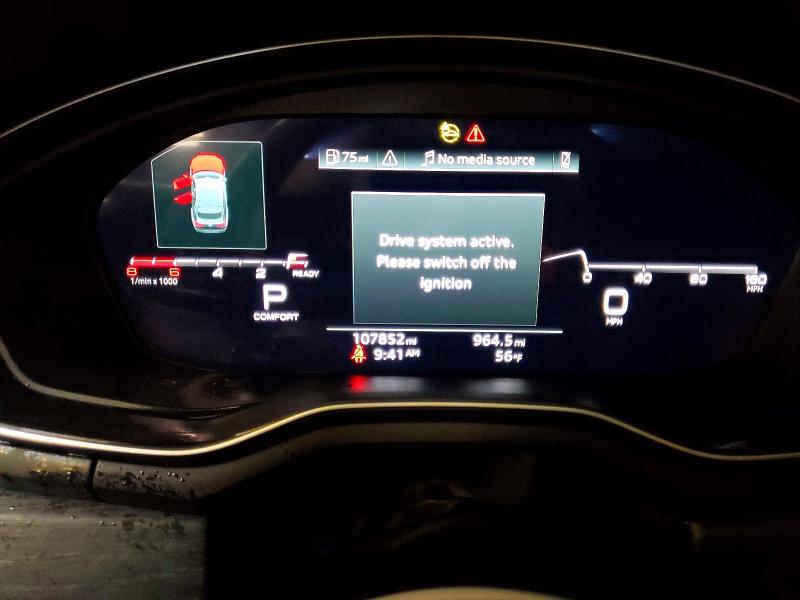 Photo 9 from auction – 2021 AUDI A5 PREMIUM with VIN WAUCBCF50MA033637