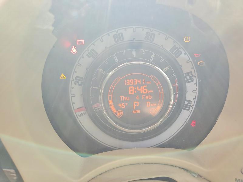 Photo 9 from auction – 2012 FIAT 500 LOUNGE with VIN 3C3CFFCR2CT110942