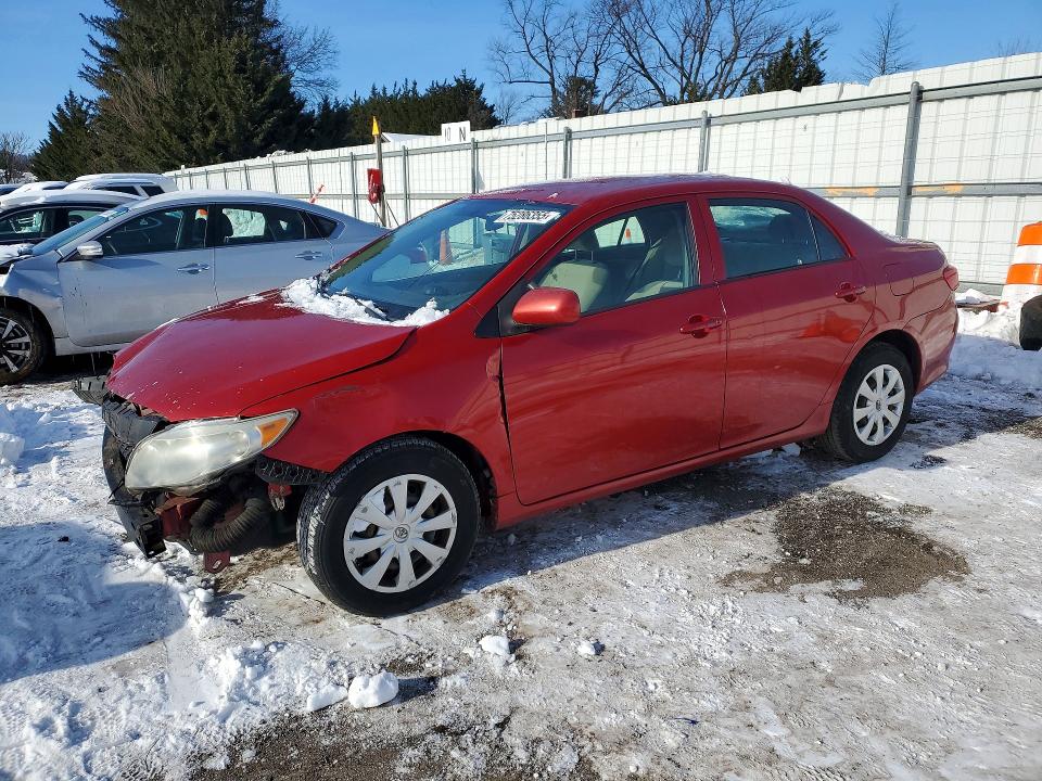 TOYOTA COROLLA 2010 with VIN 1NXBU4EE6AZ222749 - Photo from auction