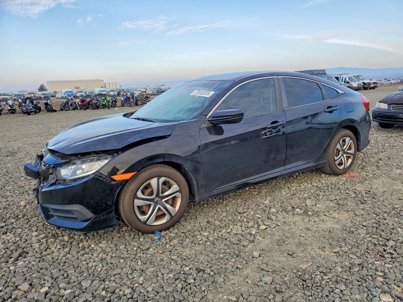 HONDA CIVIC LX 2017 with VIN 19XFC2F50HE214537 - Photo from auction