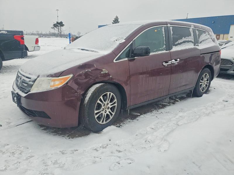 HONDA ODYSSEY EX 2013 with VIN 5FNRL5H69DB017410 - Photo from auction