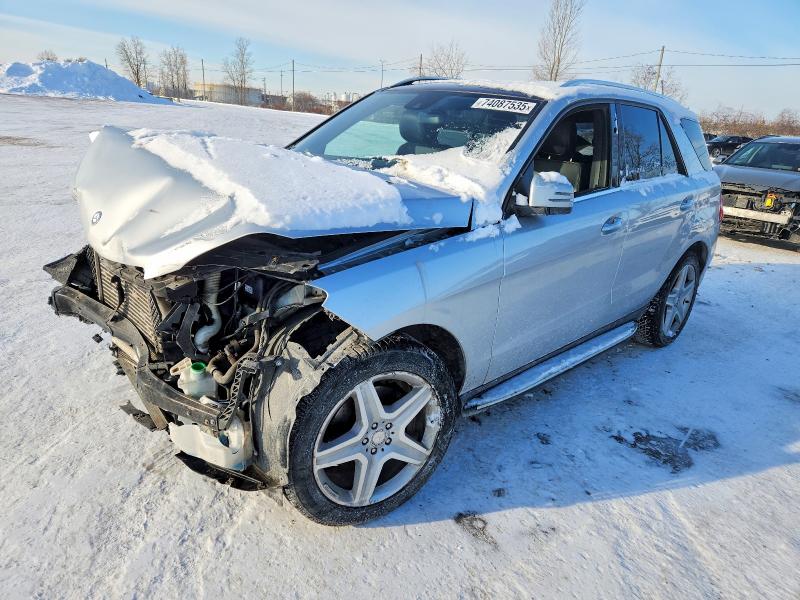 MERCEDES-BENZ ML 350 BLU 2015 with VIN 4JGDA2EB4FA546934 - Photo from auction