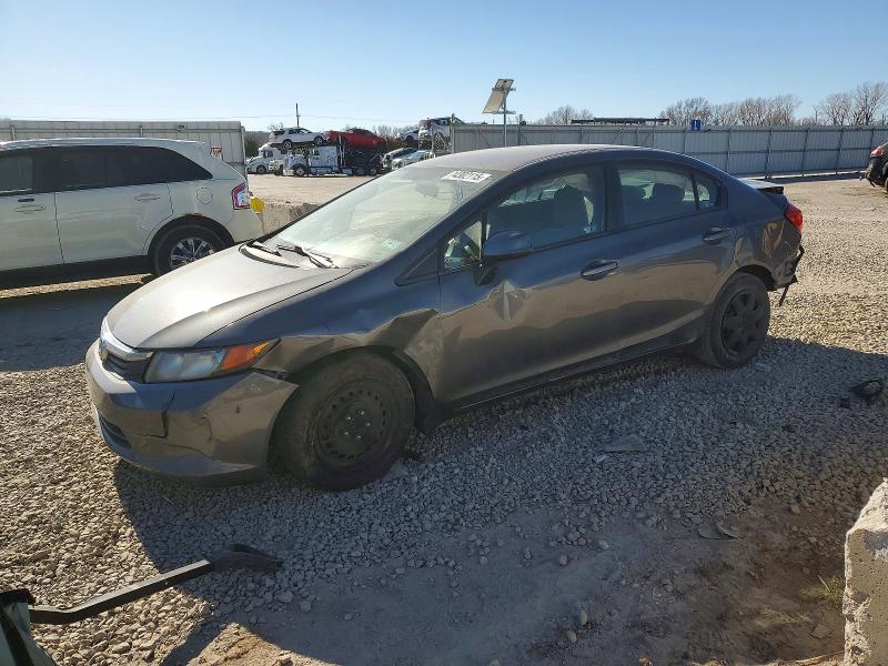 HONDA CIVIC 2012 with VIN 19XFB2F5XCE086268 - Photo from auction