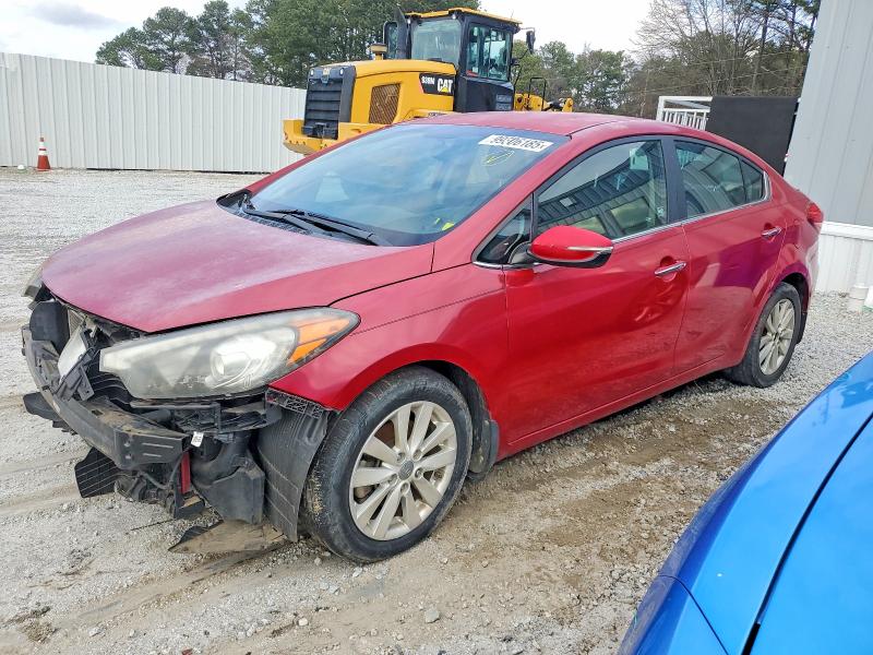 KIA FORTE EX 2015 with VIN KNAFX4A88F5372180 - Photo from auction