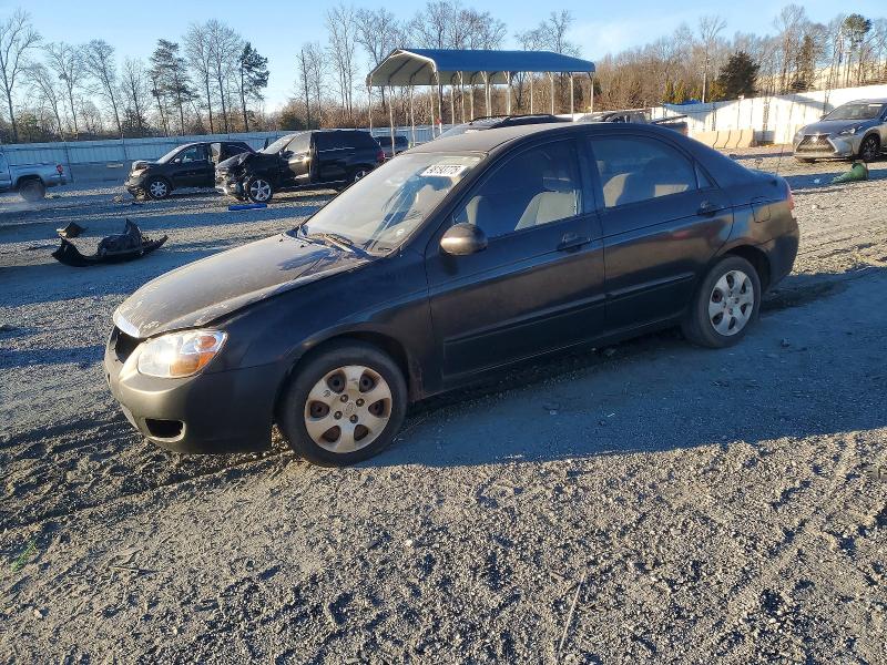 KIA SPECTRA EX 2009 with VIN KNAFE221395629472 - Photo from auction