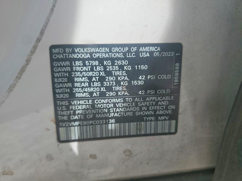 Photo 14 from auction – 2023 VOLKSWAGEN ID.4 with VIN 1V2VMPE80PC033136