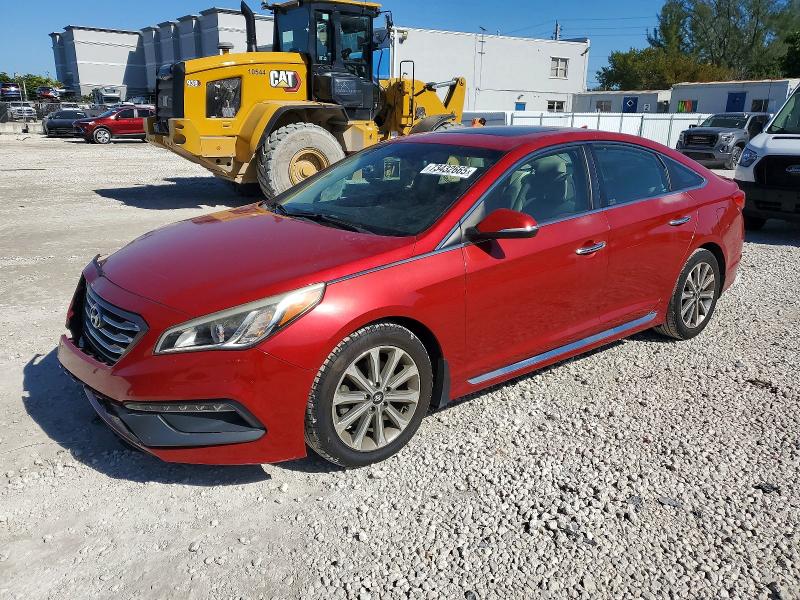 HYUNDAI SONATA SPO 2017 with VIN 5NPE34AF8HH455202 - Photo from auction