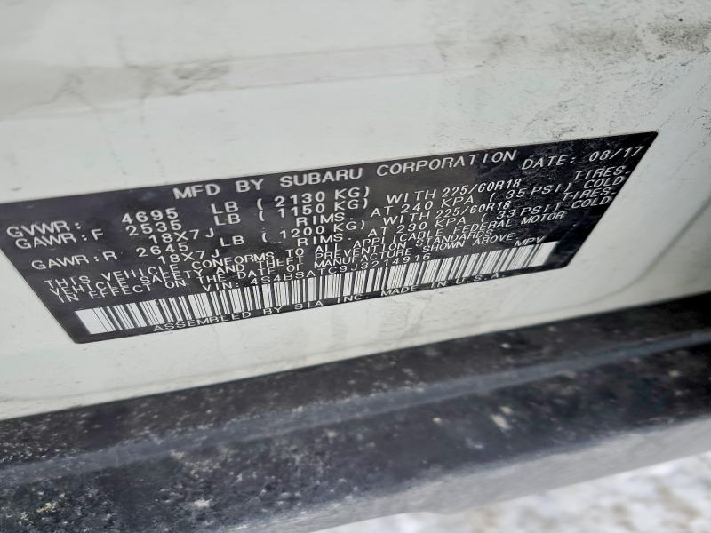 Photo 14 from auction – 2018 SUBARU OUTBACK TO with VIN 4S4BSATC9J3214916