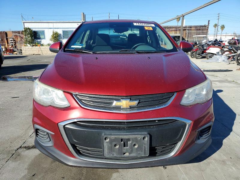 Photo 5 from auction – 2018 CHEVROLET SONIC with VIN 1G1JD5SB5J4136969