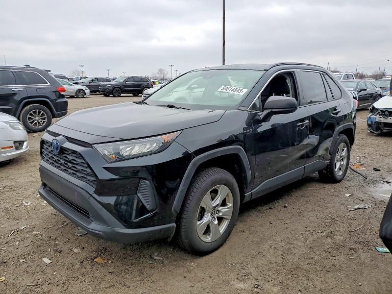 TOYOTA RAV4 LE 2021 with VIN JTML6RFV3MD016078 - Photo from auction