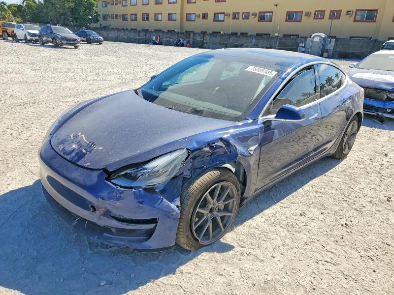 TESLA MODEL 3 2020 with VIN 5YJ3E1EAXLF799300 - Photo from auction