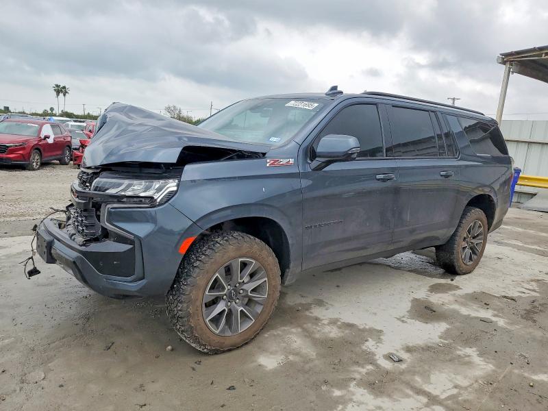 Photo 1 from auction – 2021 CHEVROLET SUBURBAN with VIN 1GNSKDKD7MR182038