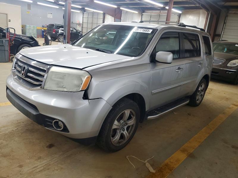 HONDA PILOT EXL 2013 with VIN 5FNYF4H5XDB003844 - Photo from auction