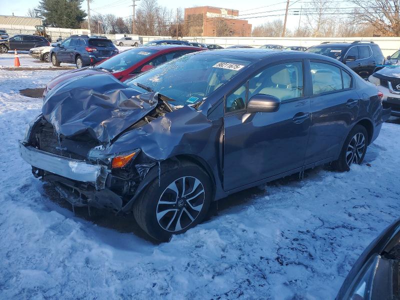 HONDA CIVIC EX 2014 with VIN 19XFB2F85EE259191 - Photo from auction