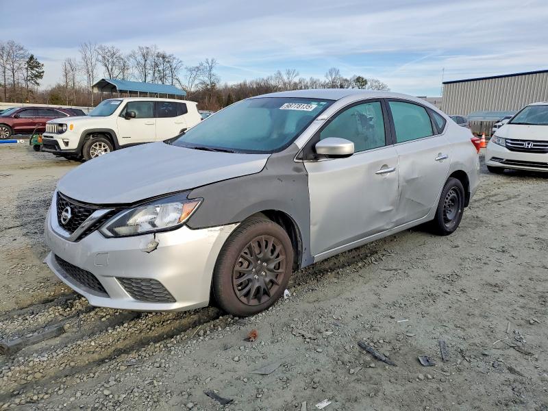 NISSAN SENTRA S 2016 with VIN 3N1AB7AP1GY300992 - Photo from auction