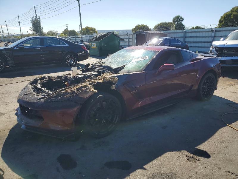 Photo 1 from auction – 2018 CHEVROLET CORVETTE with VIN 1G1YW2D73J5106167