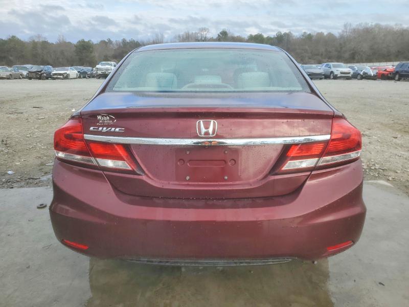 Photo 6 from auction – 2014 HONDA CIVIC LX with VIN 19XFB2F52EE069600