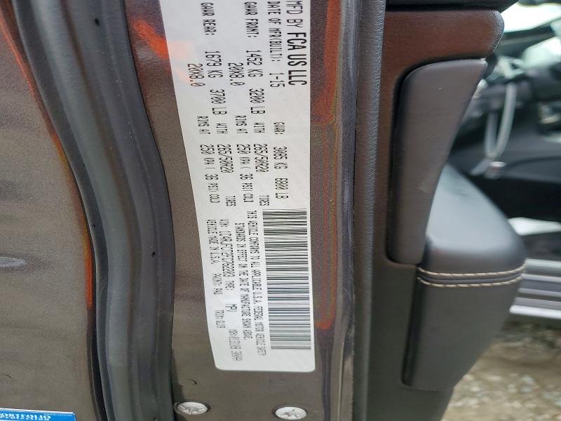 Photo 14 from auction – 2015 JEEP GRAND CHER with VIN 1C4RJFCT2FC762203