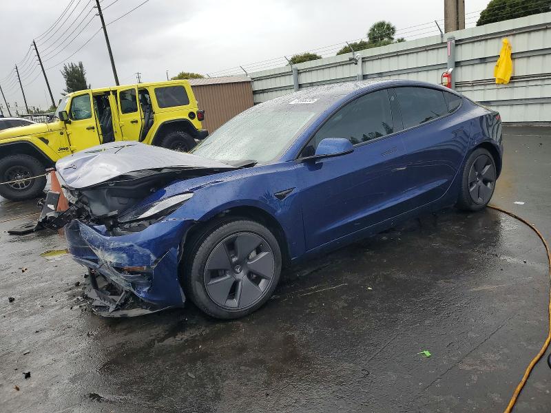 TESLA MODEL 3 2022 with VIN 5YJ3E1EAXNF341792 - Photo from auction