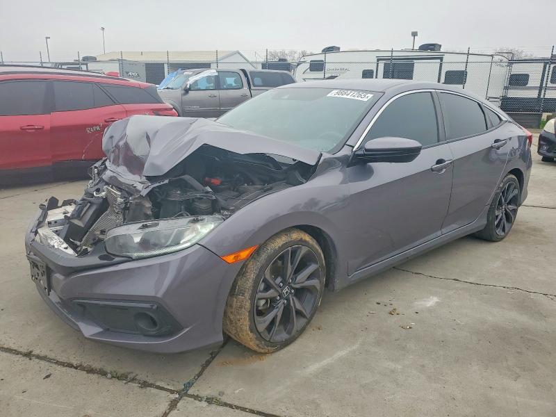 HONDA CIVIC SPOR 2019 with VIN 19XFC2F83KE201749 - Photo from auction