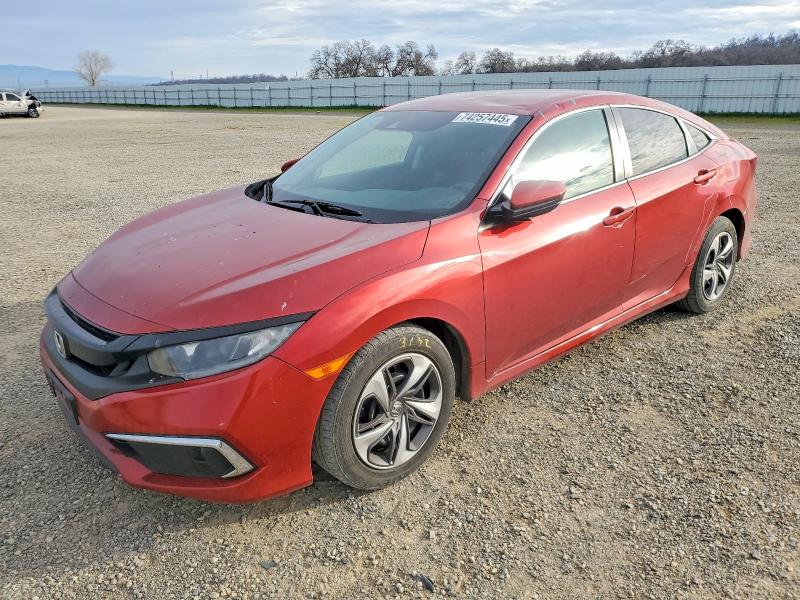 HONDA CIVIC LX 2019 with VIN 19XFC2F66KE215420 - Photo from auction