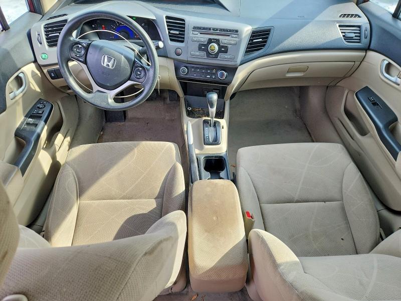 Photo 8 from auction – 2012 HONDA CIVIC LX with VIN 19XFB2F56CE031526