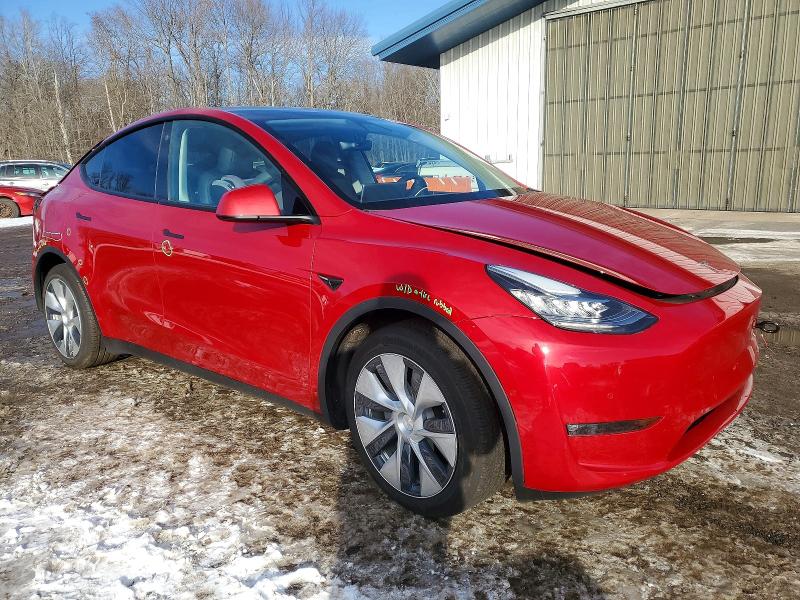 Photo 4 from auction – 2022 TESLA MODEL Y with VIN 7SAYGAEE8NF453741